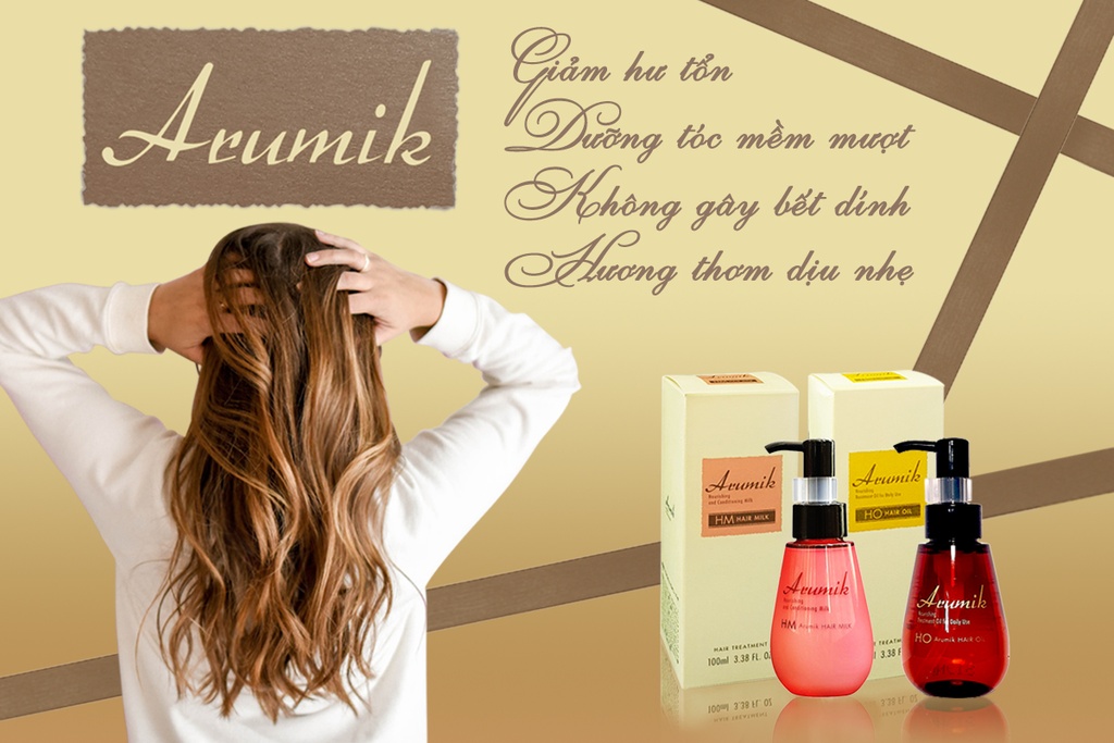 Sữa dưỡng tóc Arumik Hair Milk - Chai 100ML