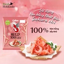 Snack tôm gói lớn Calbee - Tôm hồng Sakura - Gói 50g