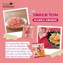 Snack tôm gói lớn Calbee - Vị mơ ngâm - Gói 64g