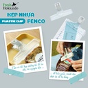 [penco] Kẹp nhựa - Plastic Clip - Trong suốt/Dạ quang