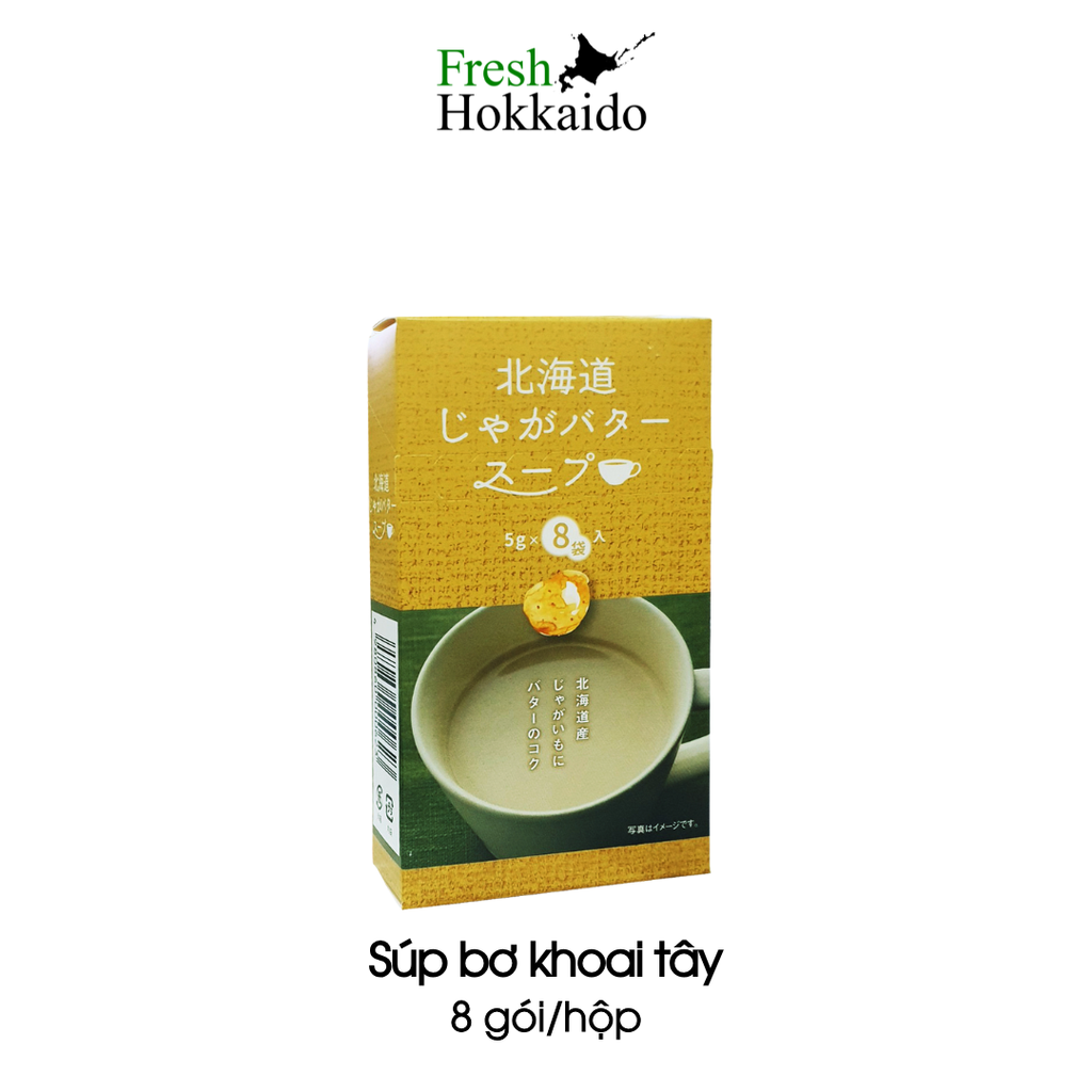 Súp rễ bơ khoai tây - Hộp 8 gói