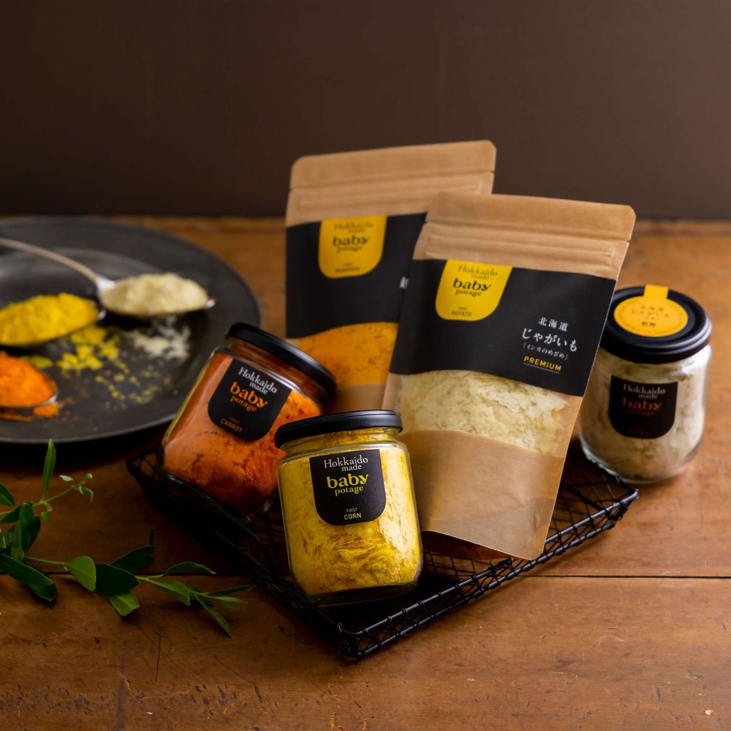 Hokkaido Made Baby Potage - Chà bông bí đỏ - Hũ 50g