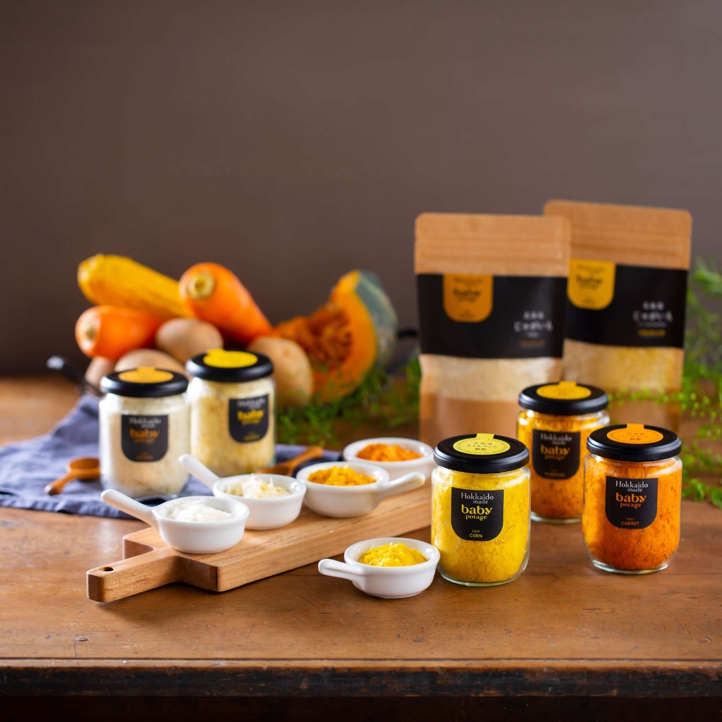 Hokkaido Made Baby Potage - Chà bông bí đỏ - Hũ 50g