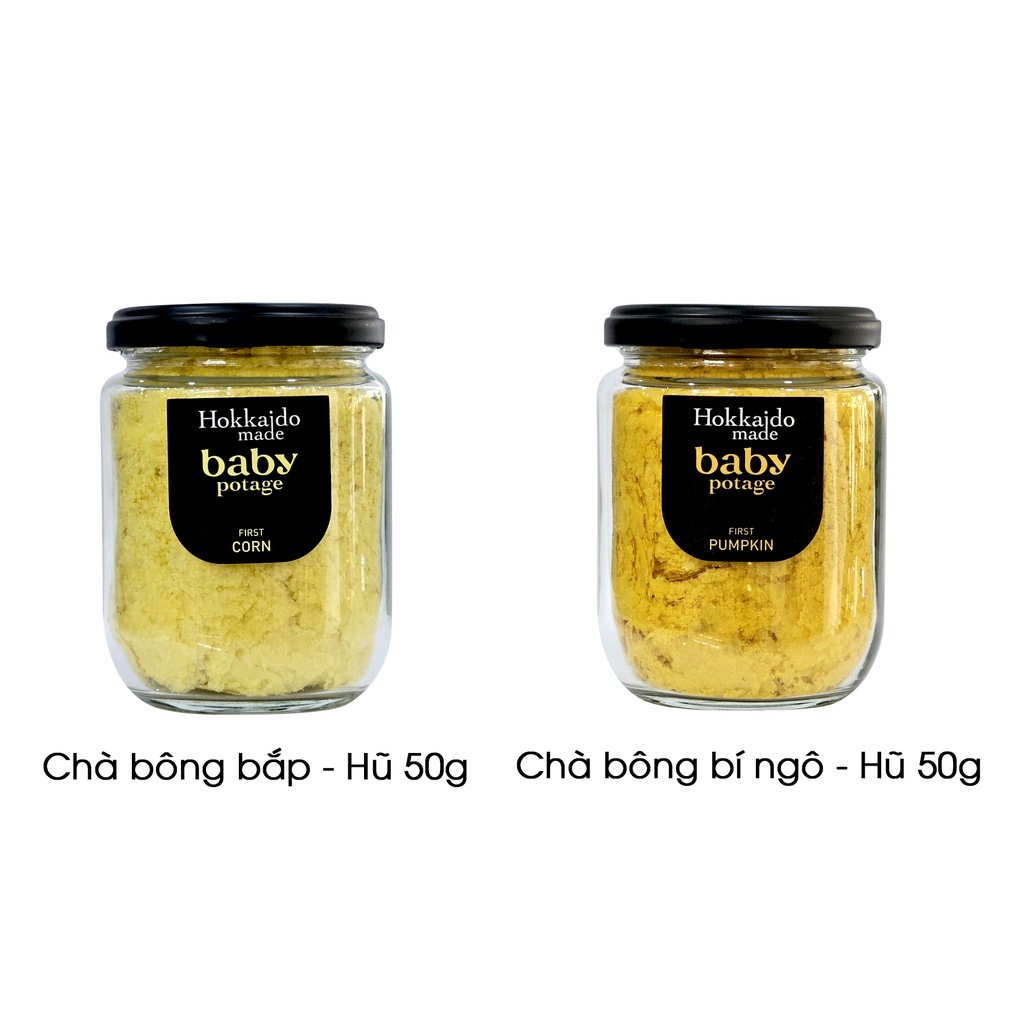 Hokkaido Made Baby Potage - Chà bông bí đỏ - Hũ 50g