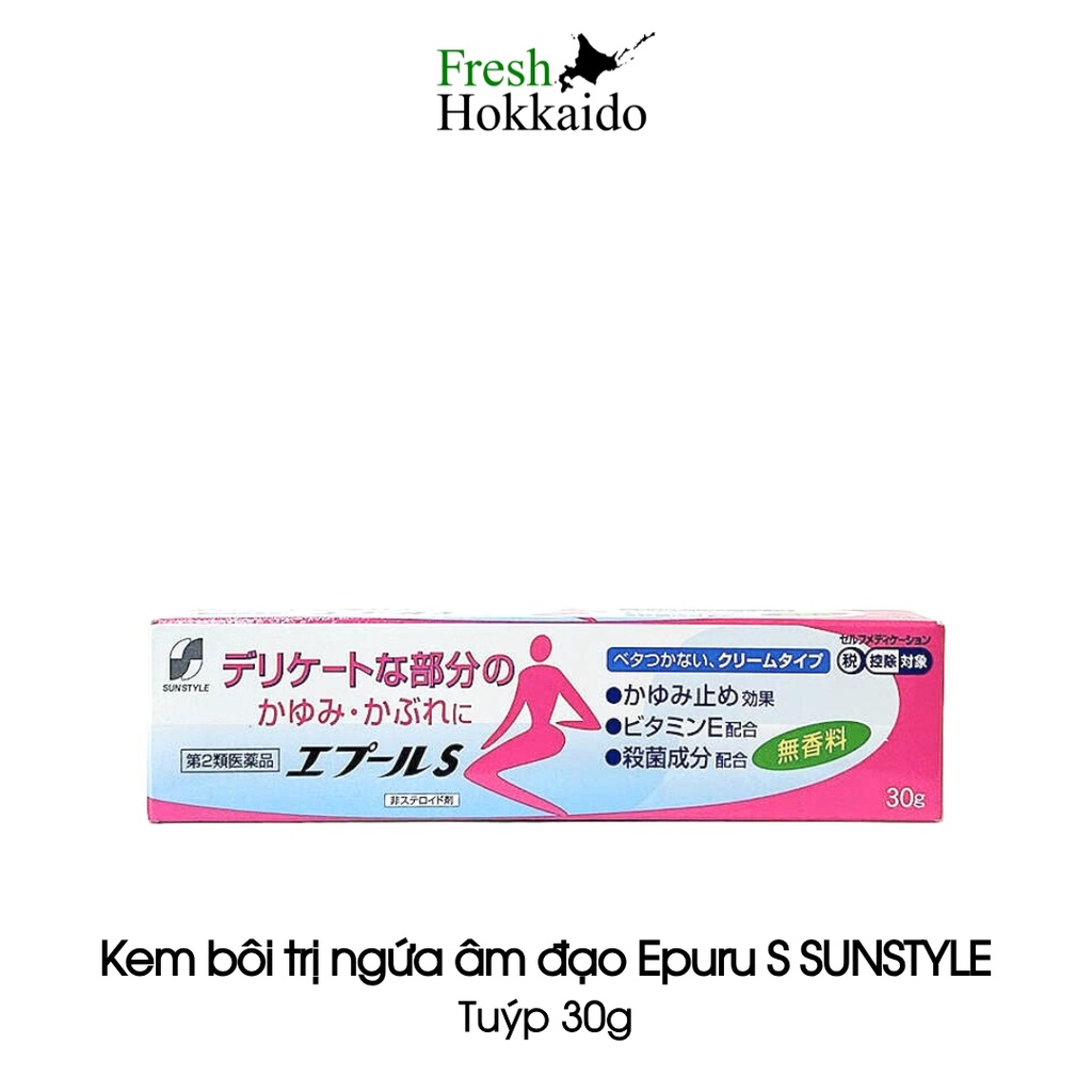 Kem bôi trị ngứa âm đạo Epuru S SUNSTYLE - Tuýp 30g