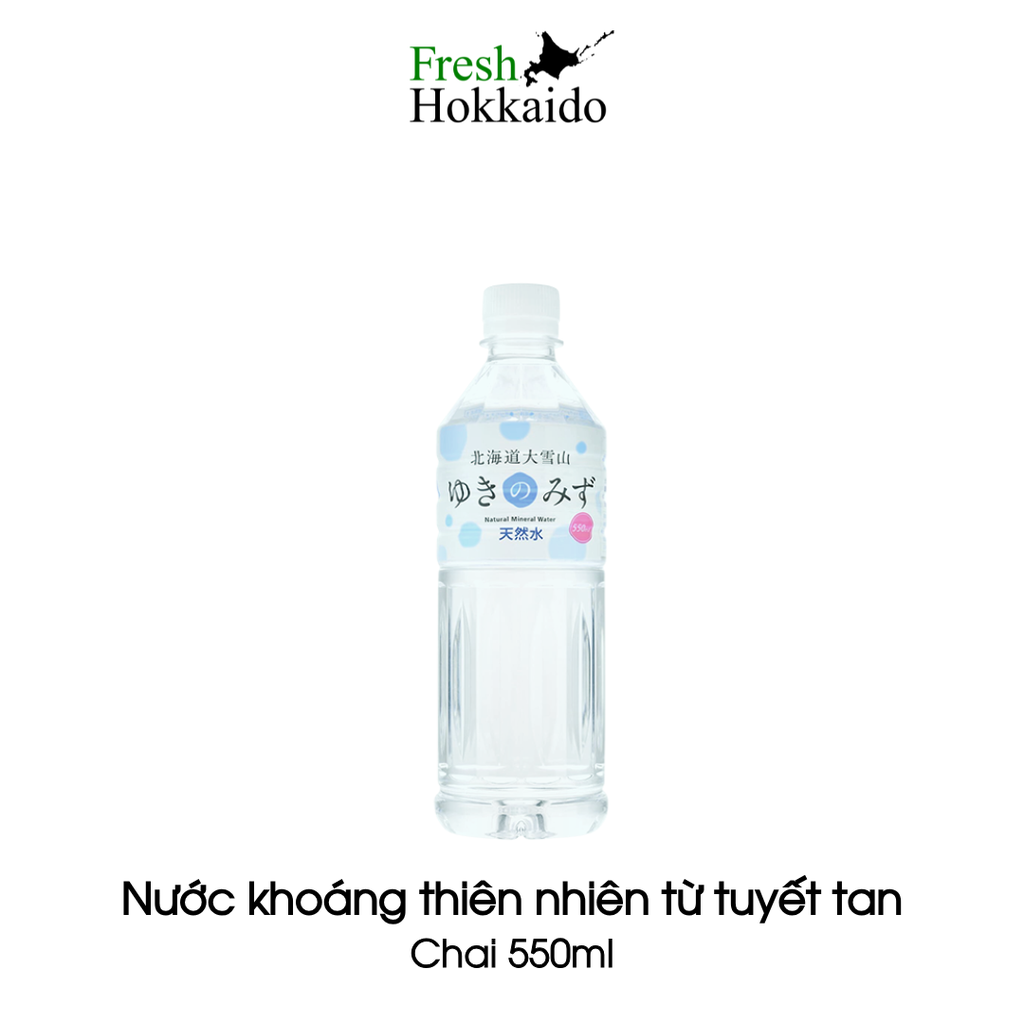 Nước khoáng thiên nhiên Yuki no Mizu - Chai 550ml