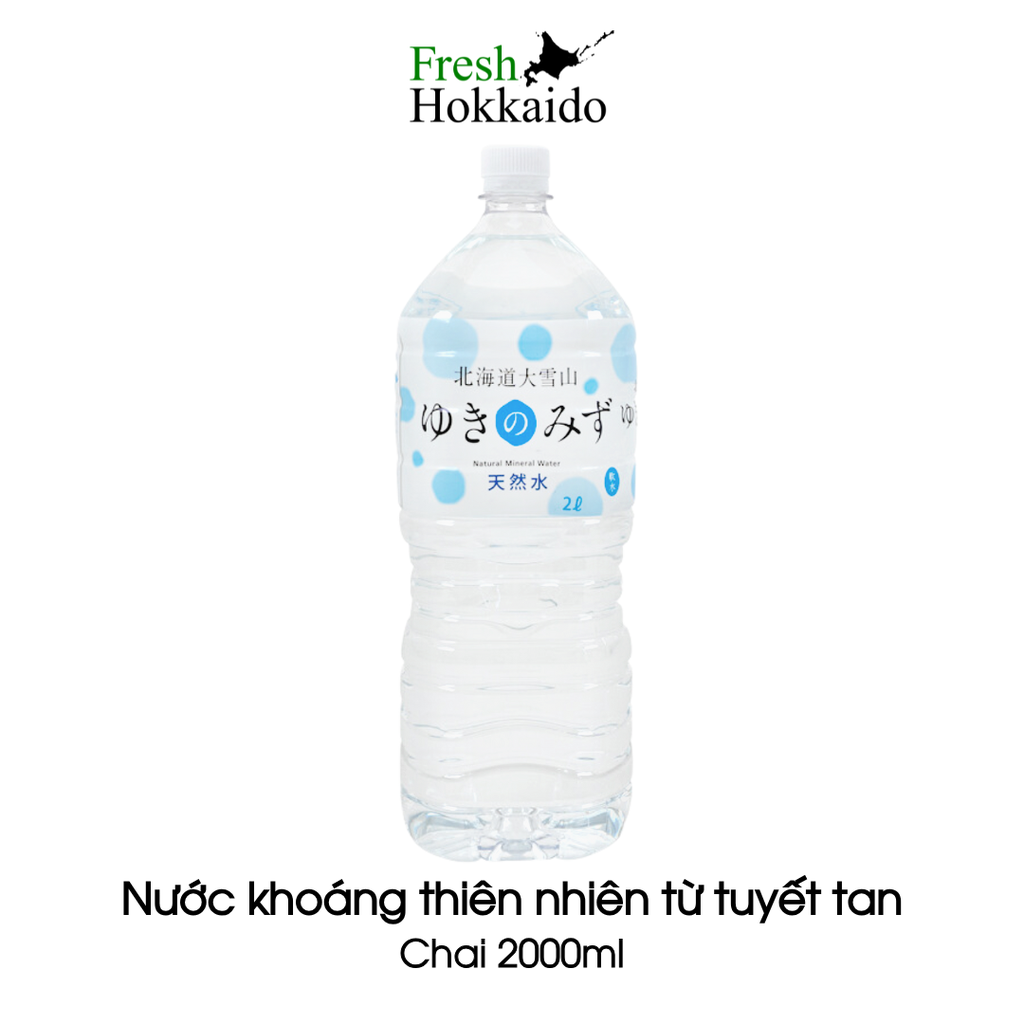 Nước khoáng thiên nhiên Yuki no Mizu - Chai 2000ml