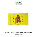 Hase Seika - Bánh quy chân gấu nhân kem bơ hạt - Hộp 6 cái