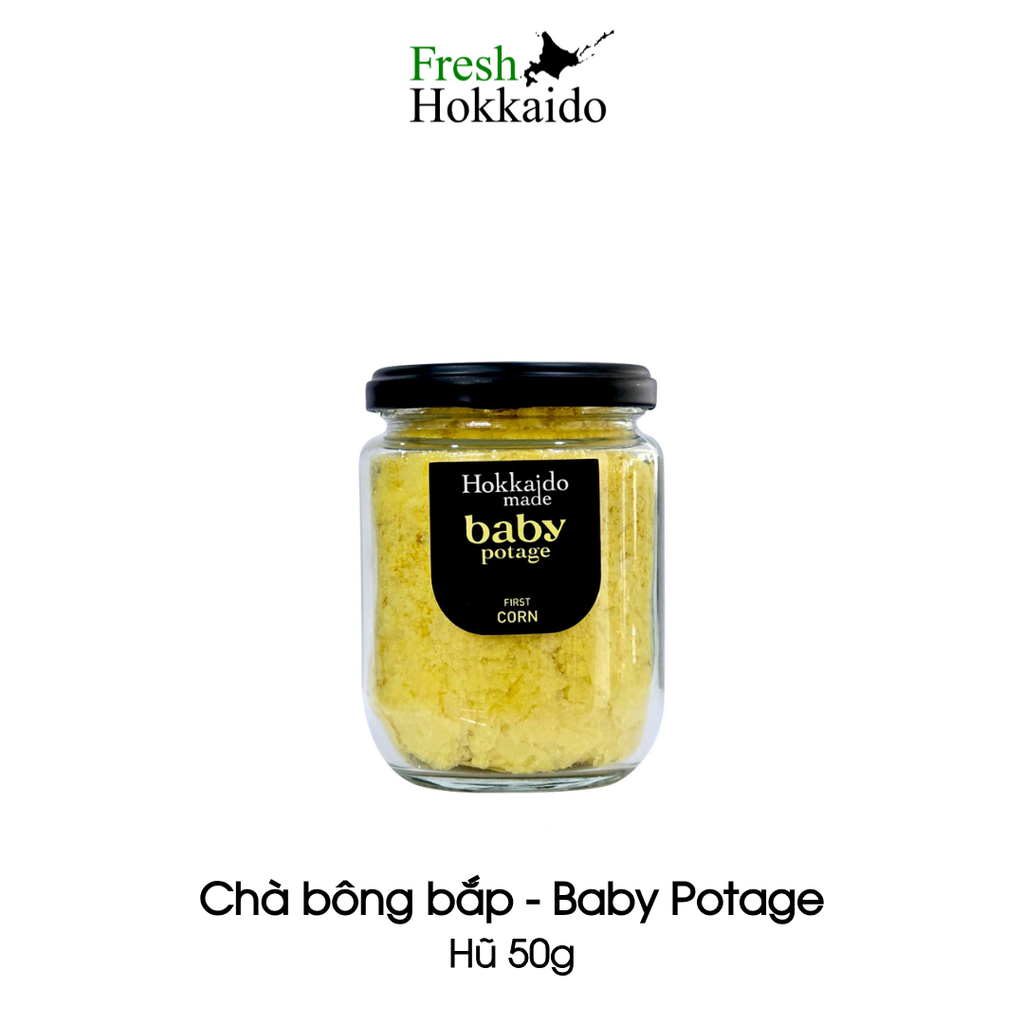 Hokkaido Made Baby Potage - Chà bông bắp - Hũ 50g