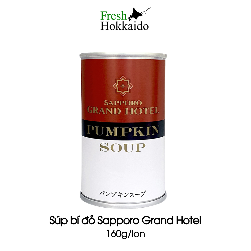 Súp đóng hộp từ Sapporo Grand Hotel vị bí đỏ - Lon 160g 