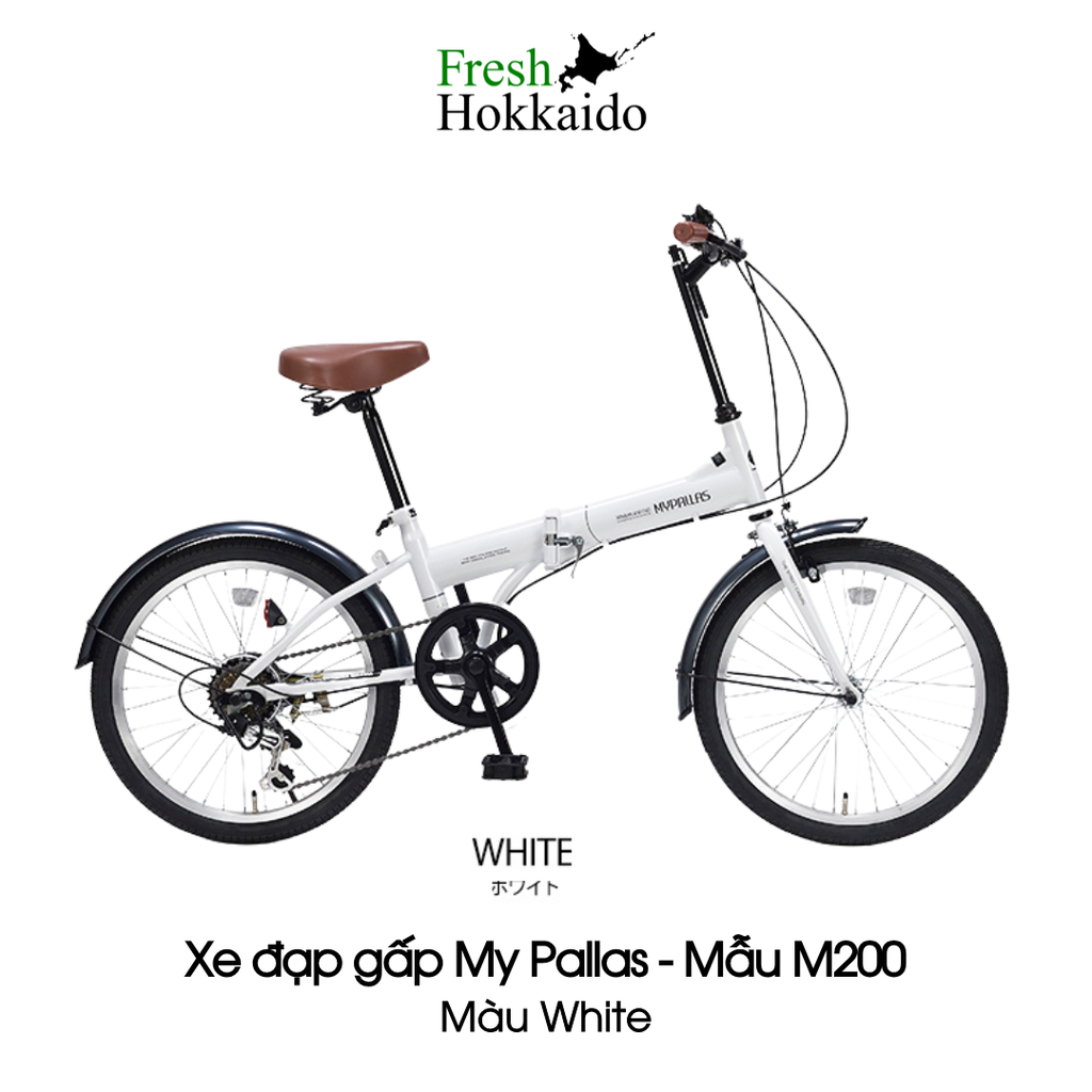 Xe đạp gấp My Pallas - Mẫu M200 - White