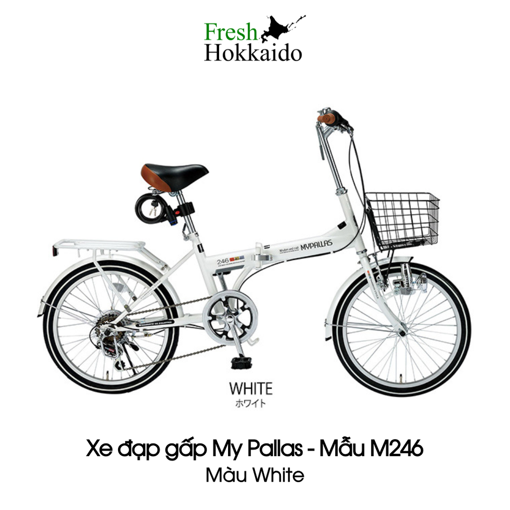 Xe đạp gấp My Pallas - Mẫu M246 - White