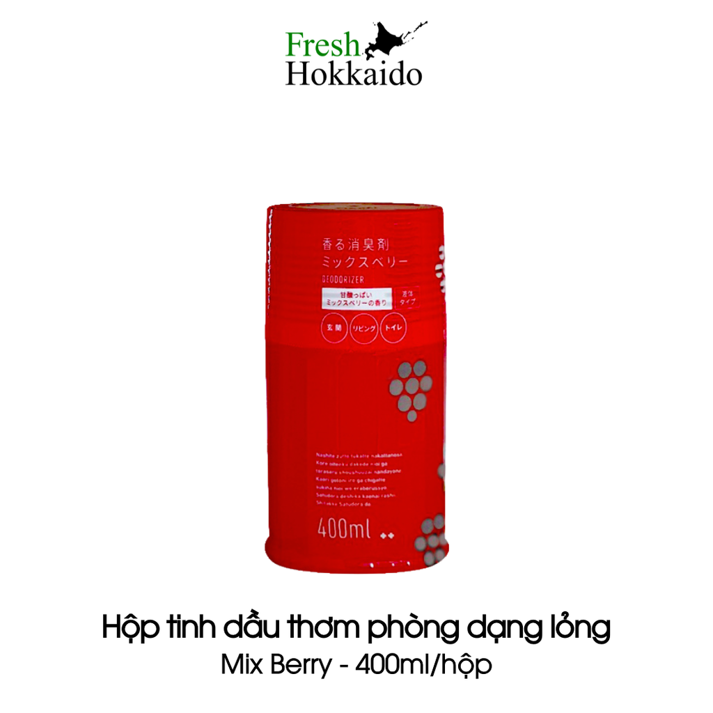 [SATSUDORA] Hộp tinh dầu thơm phòng dạng lỏng – Mix Berry – Hộp 400ml