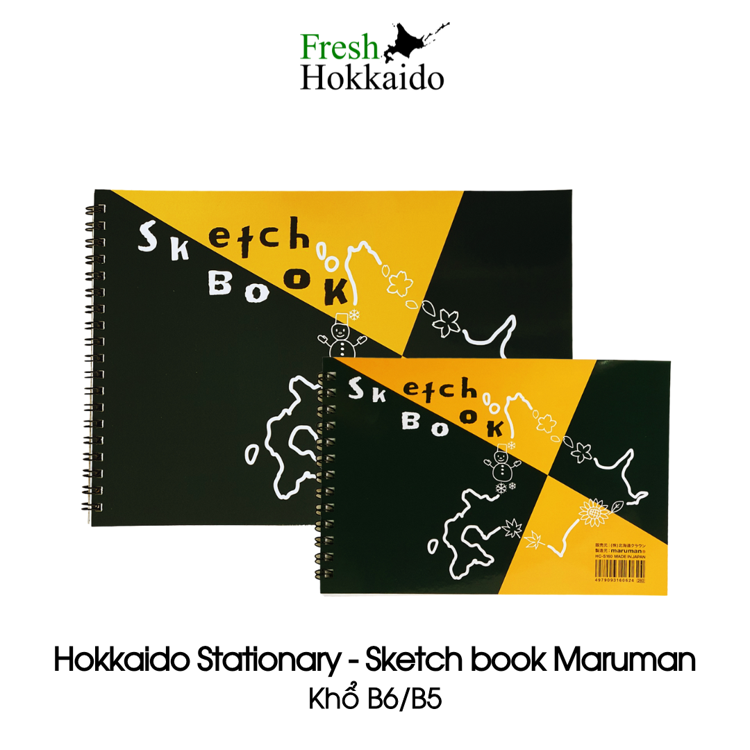 Sketch book Maruman khổ B6/B5