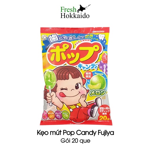Kẹo mút Pop Candy Fujiya - Gói 20 que