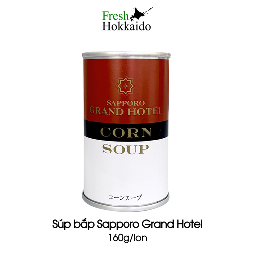 Súp đóng hộp từ Sapporo Grand Hotel vị bắp - Lon 160g