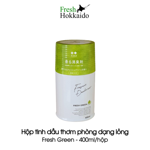 [23239942536] [SATSUDORA] Hộp tinh dầu thơm phòng dạng lỏng – Fresh Green – Hộp 400ml