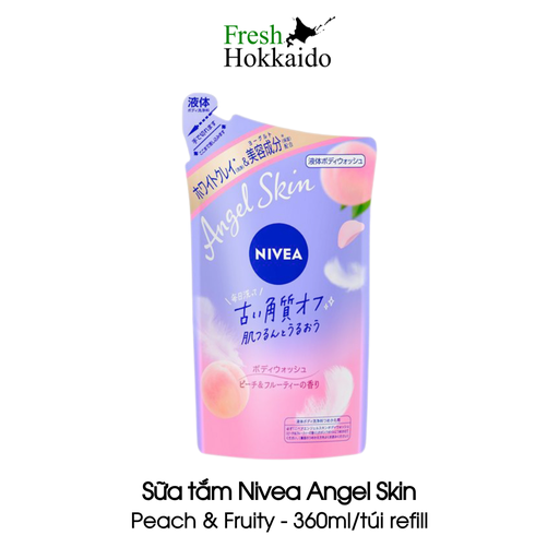 Sữa tắm Nivea Angel Skin - Peach & Fruity - Túi 360ml